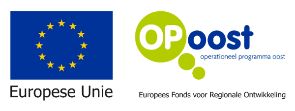Logo's Europese Unie en Operationeel programma oost. De banner linkt naar op-oost.nl.
