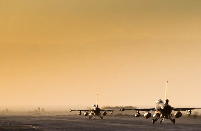 F-16's in Jordanië.