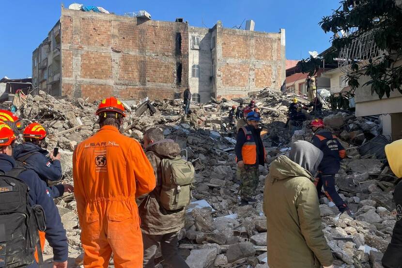 USAR in Turkije.