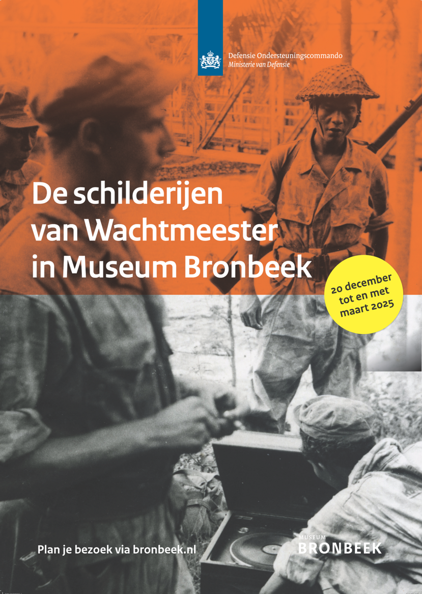 Poster van de tentoonstelling De Schilderijen van Wachtmeester