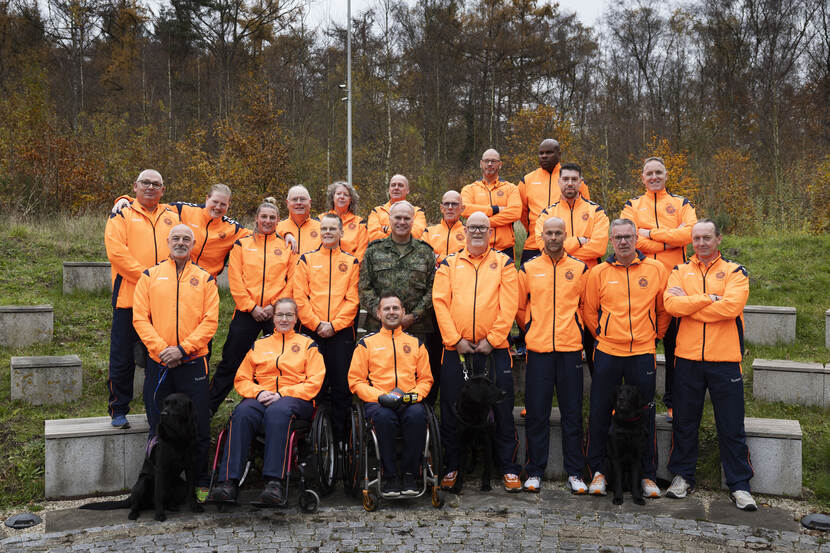 Groepsfoto deelnemers Invictus Games 2025.