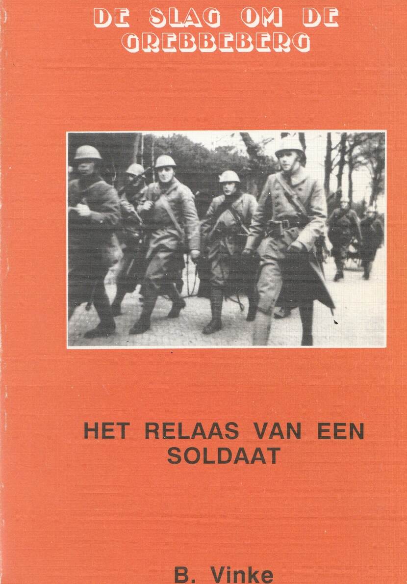 Boekcover Het relaas van een soldaat.