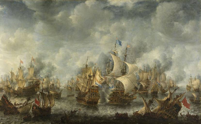 Schilderij Slag bij Terheide, Jan Abrahamsz. Beerstraten, 1653-1666.