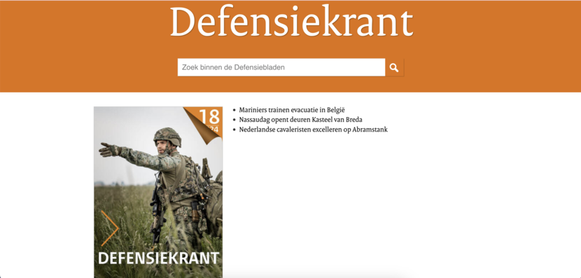 Indexpagina Defensiekrant 18 - 2024